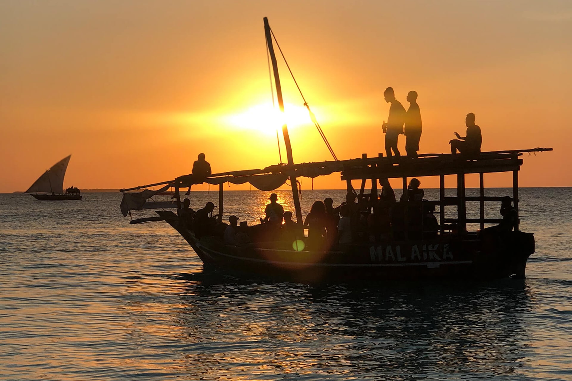 Sunset dhow cruise zanzibar